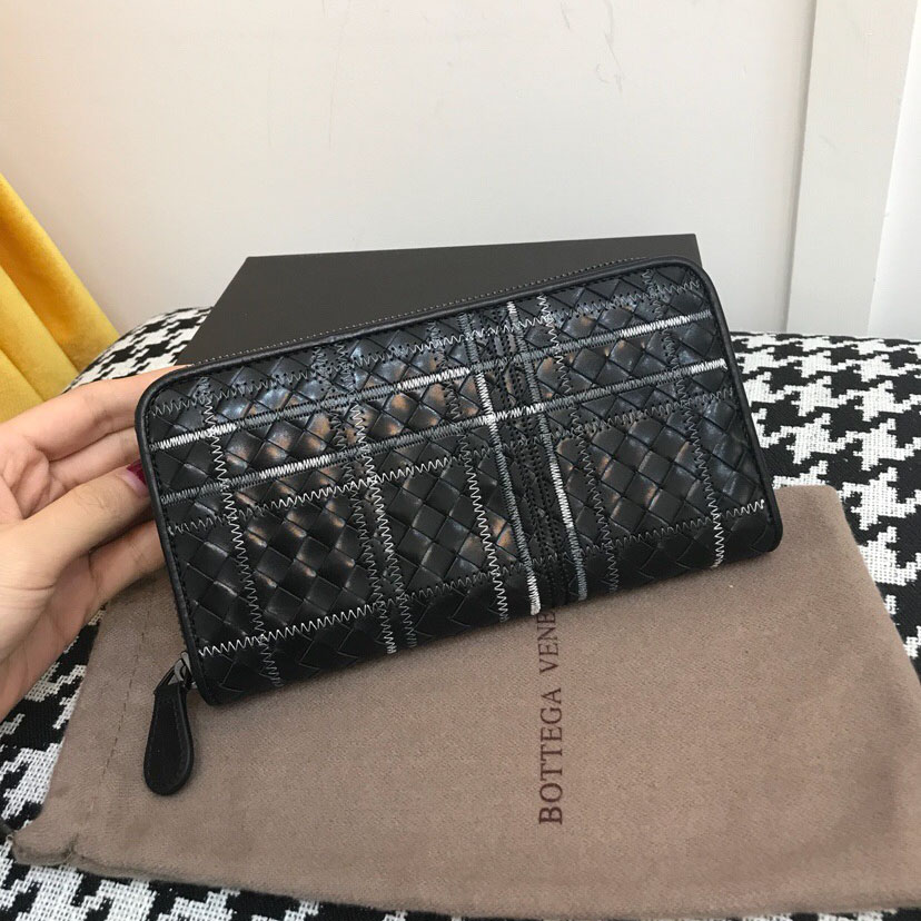 BOTTEGA VENETA 보테가베네타 지퍼 어라운드 지갑